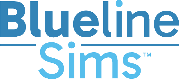 Blueline Sims Logo