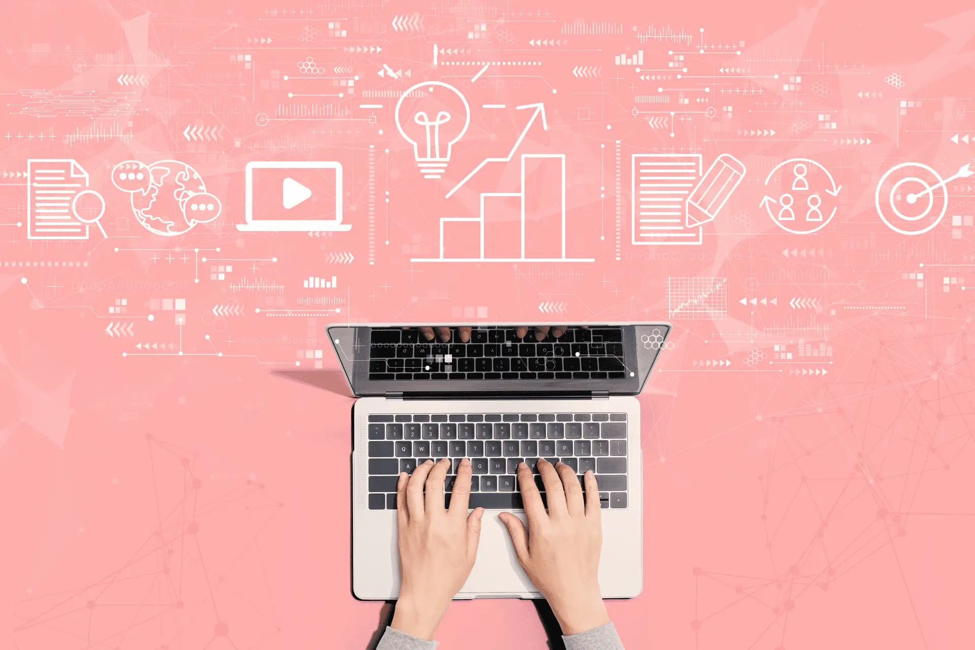 what is a fractional CMO, marketing expert on laptop