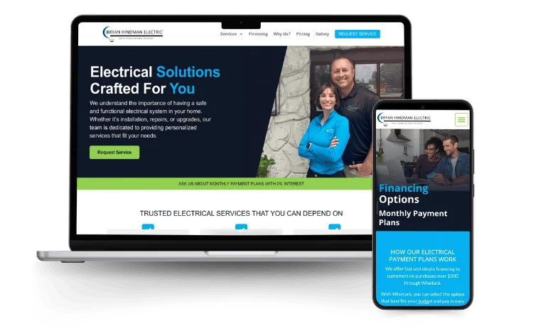 BM Web Design Portfolio - Bryan Hindman