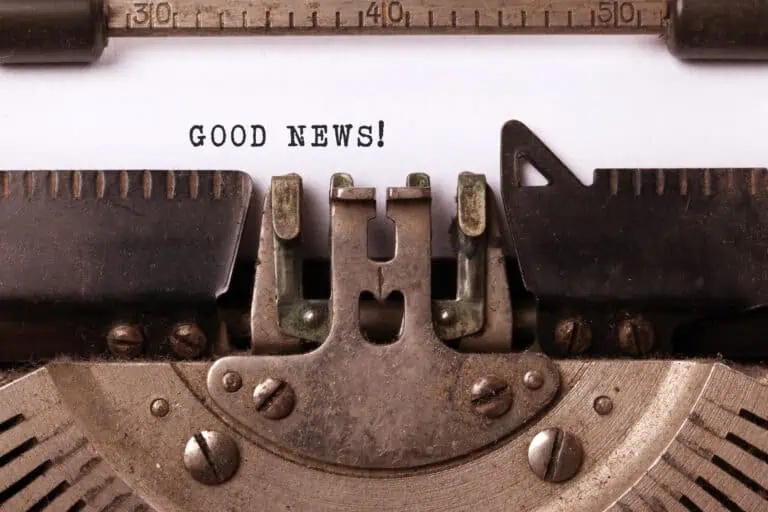 is email marketing worth it? typewriter says Good News!