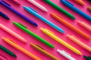 hiring a ghostwriter, colorful pens lined up