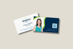 why digital marketing is important for small businesses, Brighter Messaging business card