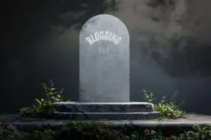 Blogging RIP tombstone