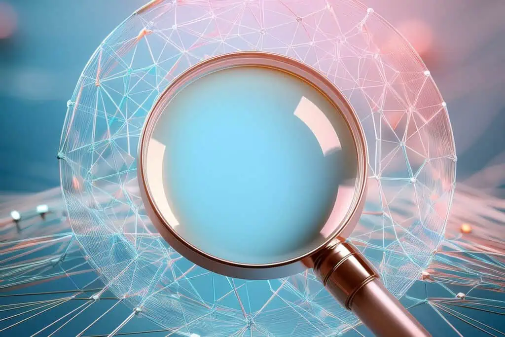 google ai overview seo magnifying glass