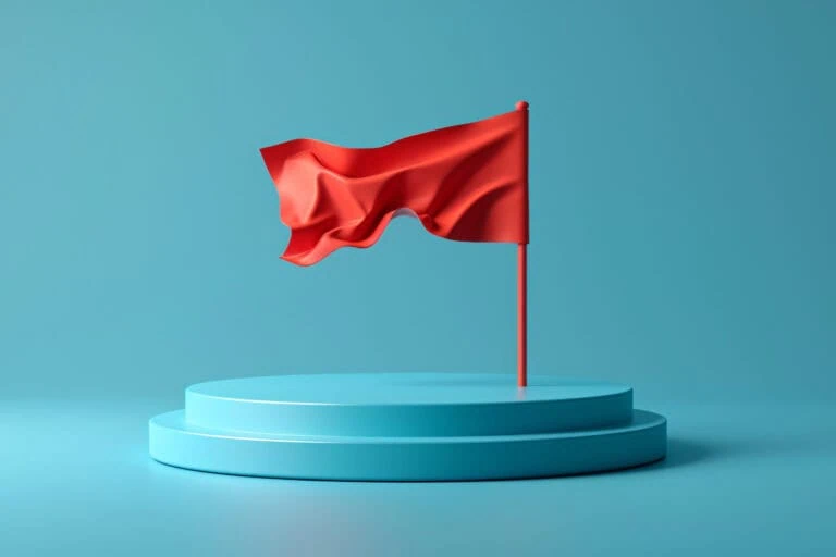 common website mistakes, red flag