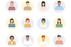 website team photos graphic