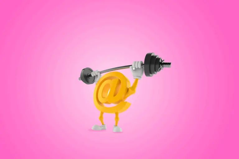 @ person holding a barbell on pink background
