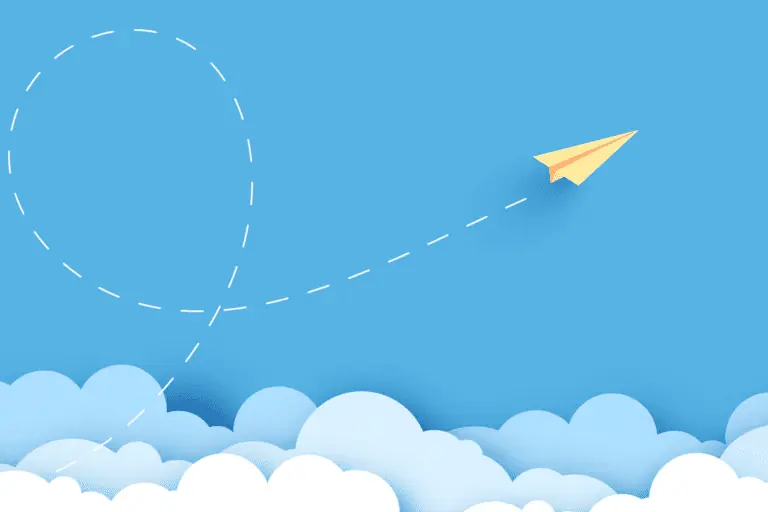 how to do email marketing for small business? Paper plane in the clouds