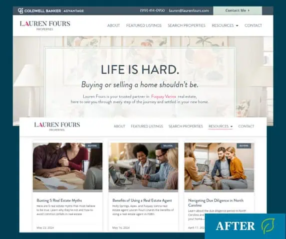 Real estate marketing team collaborating on digital devices in modern office, emphasizing innovative messaging solutions and bright communication strategies, sunlit workspace with professional ambiance.
