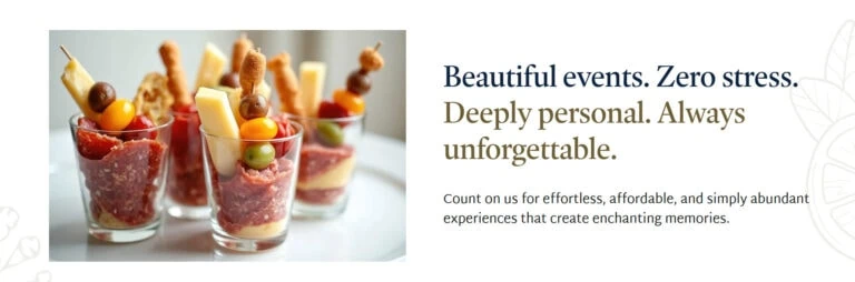 A selection of elegant dessert shots with berries, cheese, and decorative toppings, perfect for memorable events and celebrations.